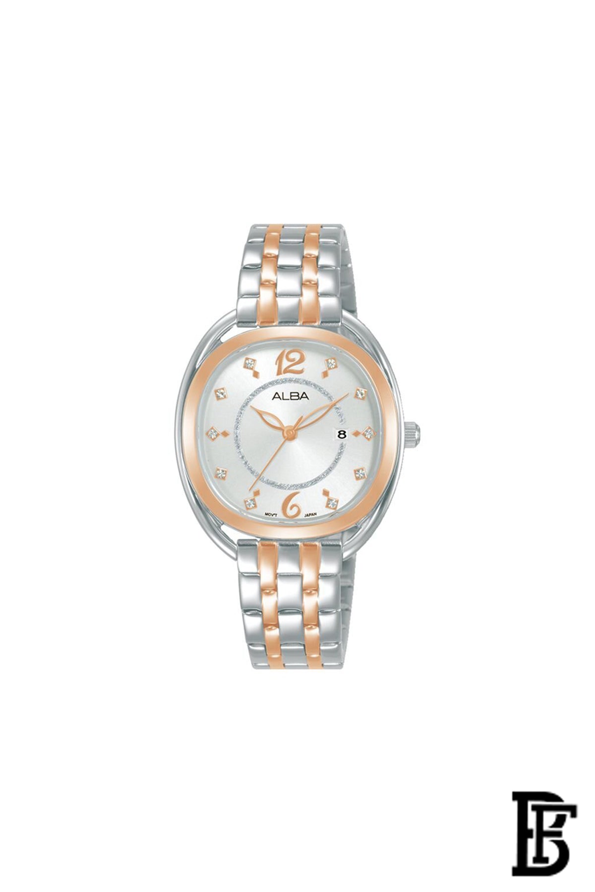 Alba AH7BG6X Women's  Stainless Steel Quartz Analog Wrist Watch + Gift perfume tester 30 ml Warranty from Elaraby Group image 2