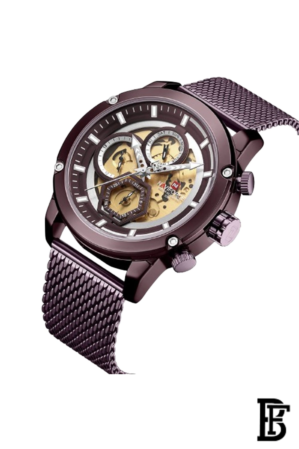 NAVIFORCE NF9167  CECE   MEN'S Stainless Steel Wrist Watch image 2