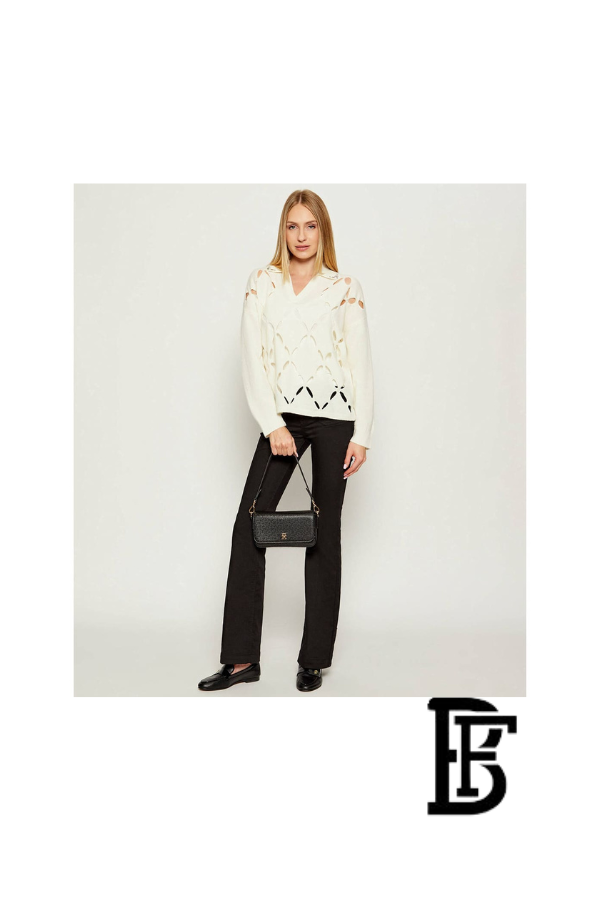 Tommy Hilfiger Black Leather Women Handbag and cross Aw0Aw18002 – Elegant Everyday Crossbody and hand image 11