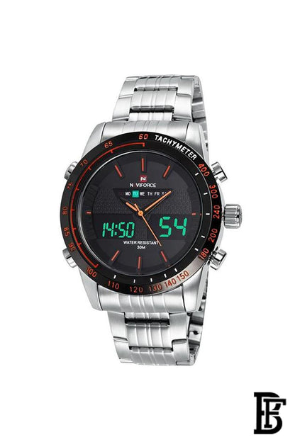 NAVIFORCE NF9024 SBO   MEN'S Stainless Steel Analog Wrist Watch image 1