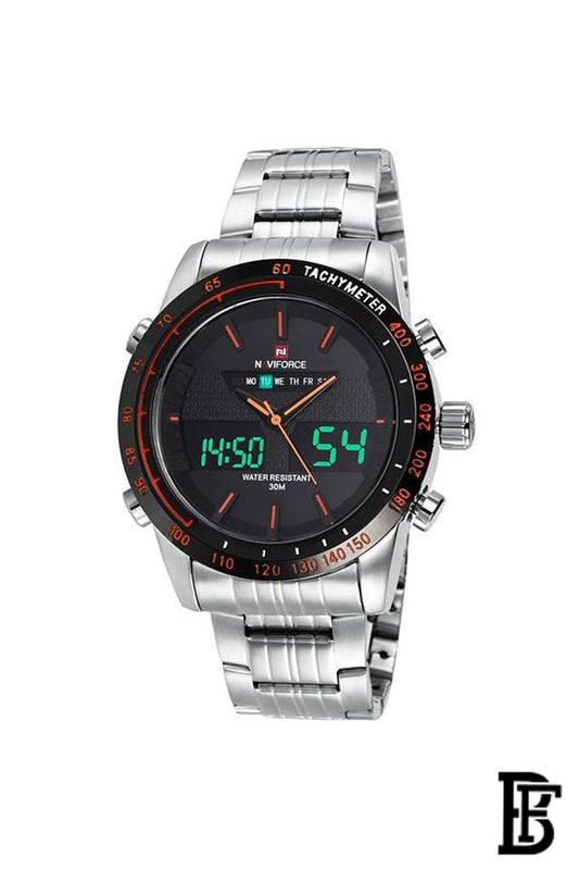NAVIFORCE NF9024 SBO   MEN'S Stainless Steel Analog Wrist Watch image 1