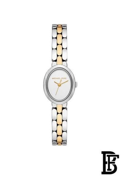 Michael Kors Maude Women's Watch MK4956 – White Dial & Two-Tone Stainless Steel Strap 21mm Quartz image 0