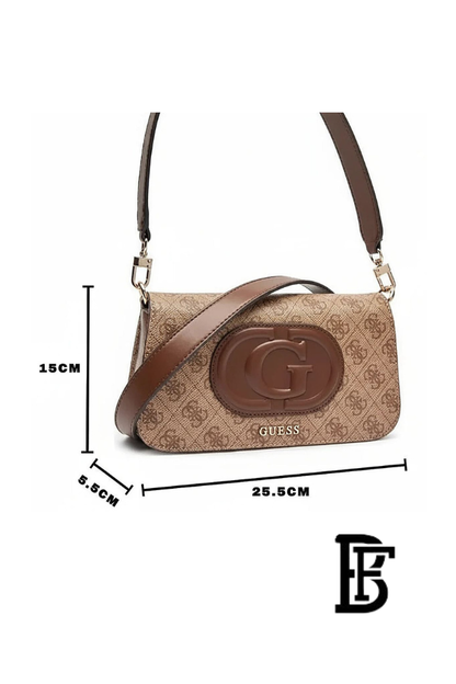 Guess brown Women Shoulder Bag Hwesg951321– Elegant Everyday Shoulder Bag image 12