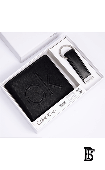 Calvin Klein wallet and keychain for men image 1