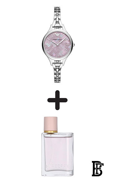 EMPORIO ARMANI Women's Metal Analog Wrist Watch AR11122 + Gift perfume Tester 30 ml image 0