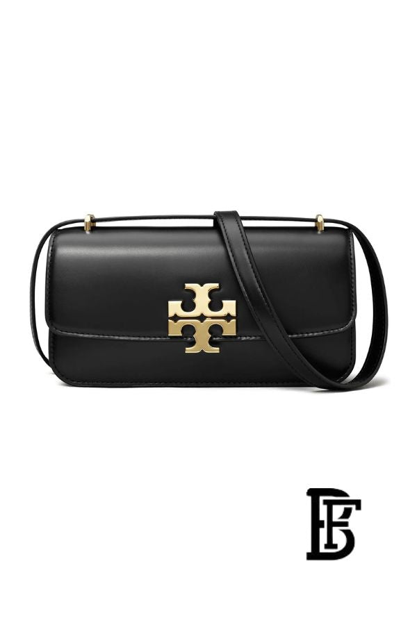 Tory Burch Black Leather Women Handbag 158734 001 – Elegant Everyday Shoulder Bag image 0