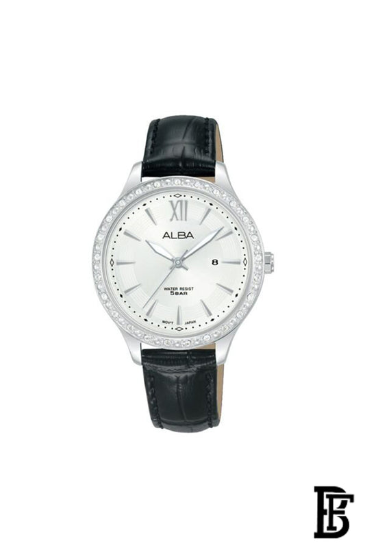 Alba's Fashion watch for womenLeather strap AH7BY5X image 1