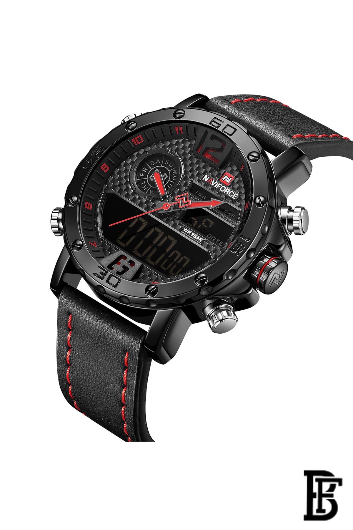 Naviforce NF9134 BRB    Men's Analog Leather Watch image 2