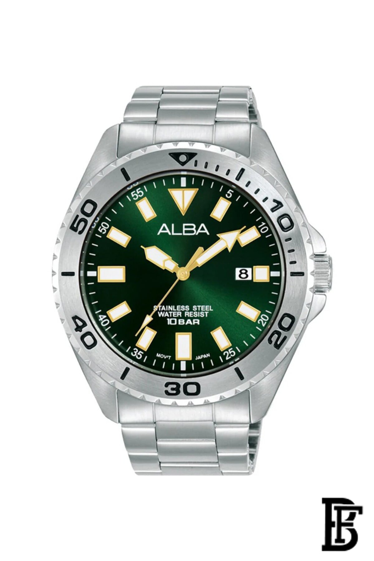 Alba AS9Q41X Men's Stainless steel Quartz Analog Wrist Watch      Warranty from Elaraby Group image 1