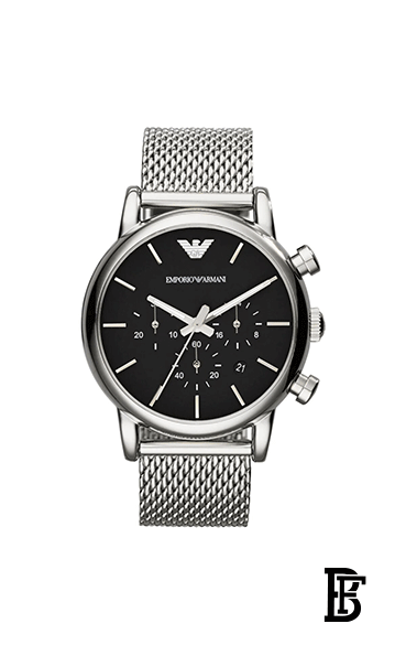 EMPORIO ARMANI men Stainless Steel Chronograph Watch AR1811 image 1