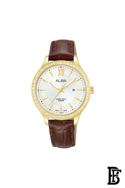 Alba's Fashion watch for womenLeather strap AH7BY2X image 0