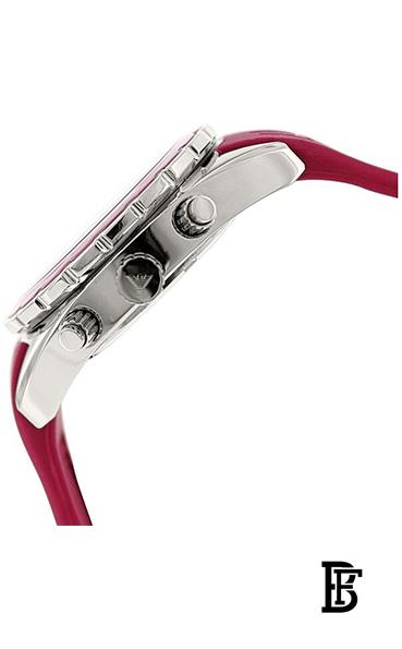 EMPORIO ARMANI Sport Chronograph Silver Dial Hot Pink Silicone Ladies AR5937 image 2