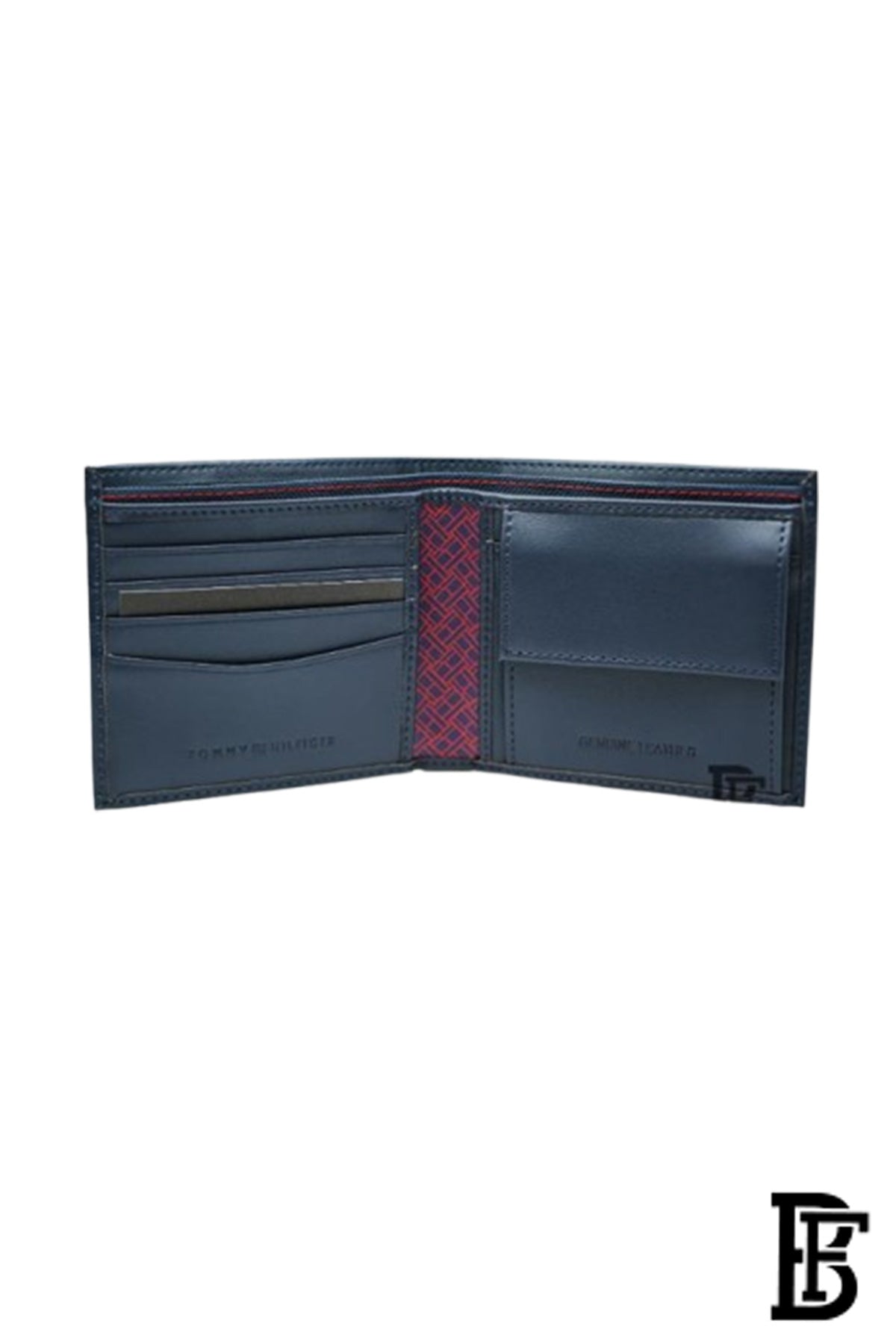 Tommy Hilfiger Niger Mens Leather Global Coin Wallet Navy image 3