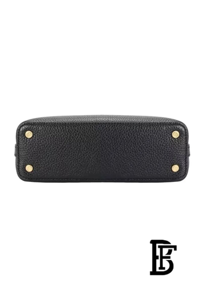 Tory Burch Black Leather Women Handbag 145357  – Elegant Everyday Shoulder Bag image 6