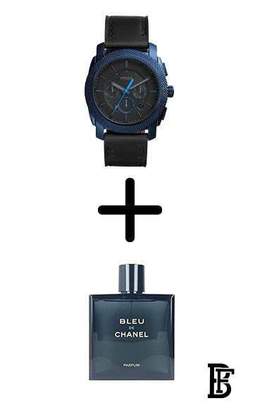 FOSSIL FS5361 Men Water Resistant Chronograph Watch + Gift perfume tester 30 ml image 1