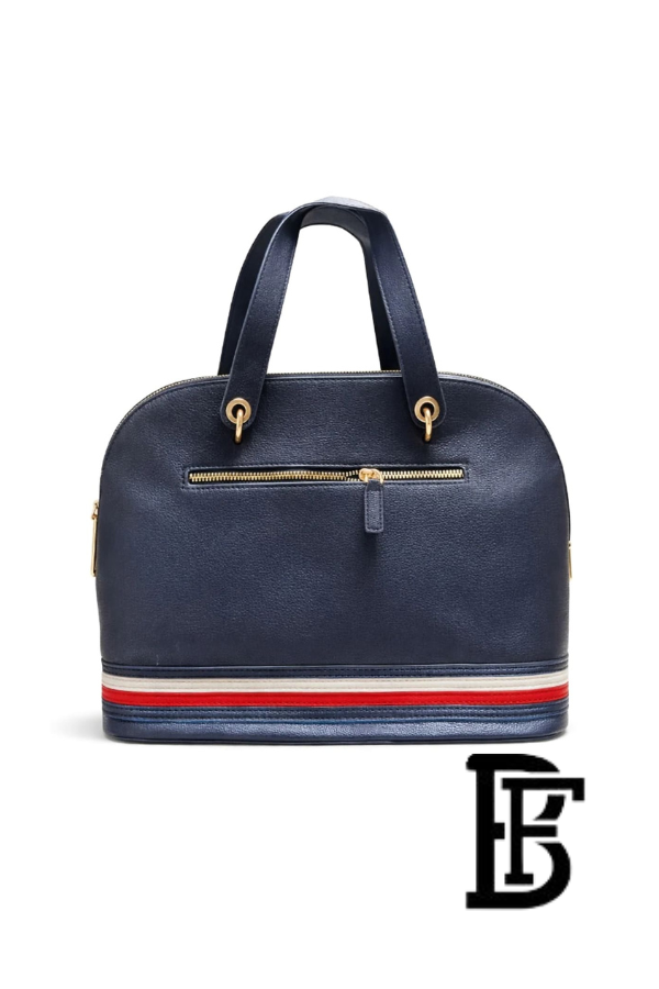Tommy Hilfiger Navy Blue Leather Women Shoulder bag Bagand – Elegant Everyday Shoulder Bag image 8