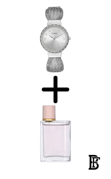 GUESS Women's Water Resistant Analog Watch W1083L1 + Gift perfume Tester 30 ml image 1
