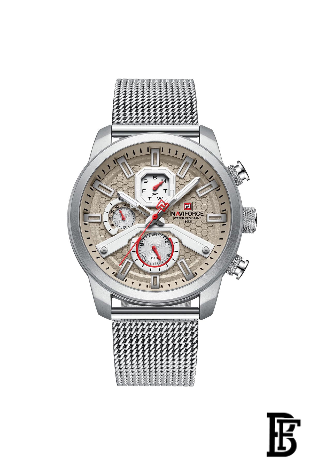 NAVIFORCE NF9211S SGY   MEN'S Stainless Steel Analog Wrist Watch image 1