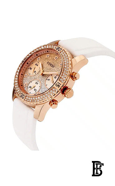 GUESS W1098L5 Women's Rubber Quartz  Analog Wrist Watch image 2