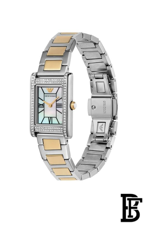 Emporio Armani Genni Women’s Watch AR11642 – Two-Tone Stainless Steel – Multicolor Dial image 2