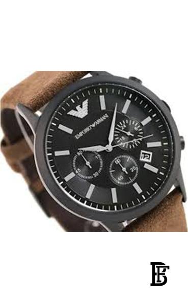 EMPORIO ARMANIMen's Leather Chronograph Watch AR11078 image 3