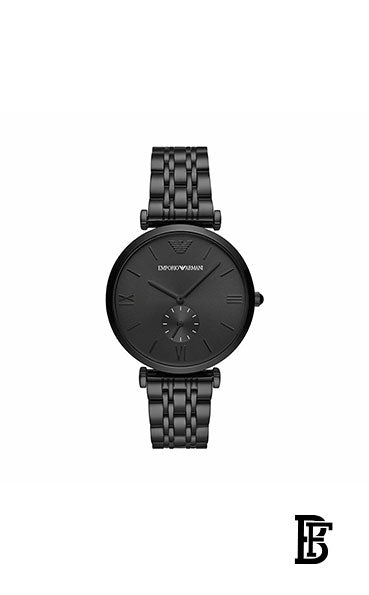 EMPORIO ARMANI Men's Gianni T Bar Stainless Steel Analog Watch AR11299 + Gift perfume Tester 30 ml image 2