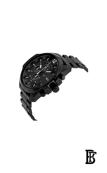 DIESEL Men's Stainless Steel Band Analog Wrist Watch - DZ4283 - 51MM Black image 2