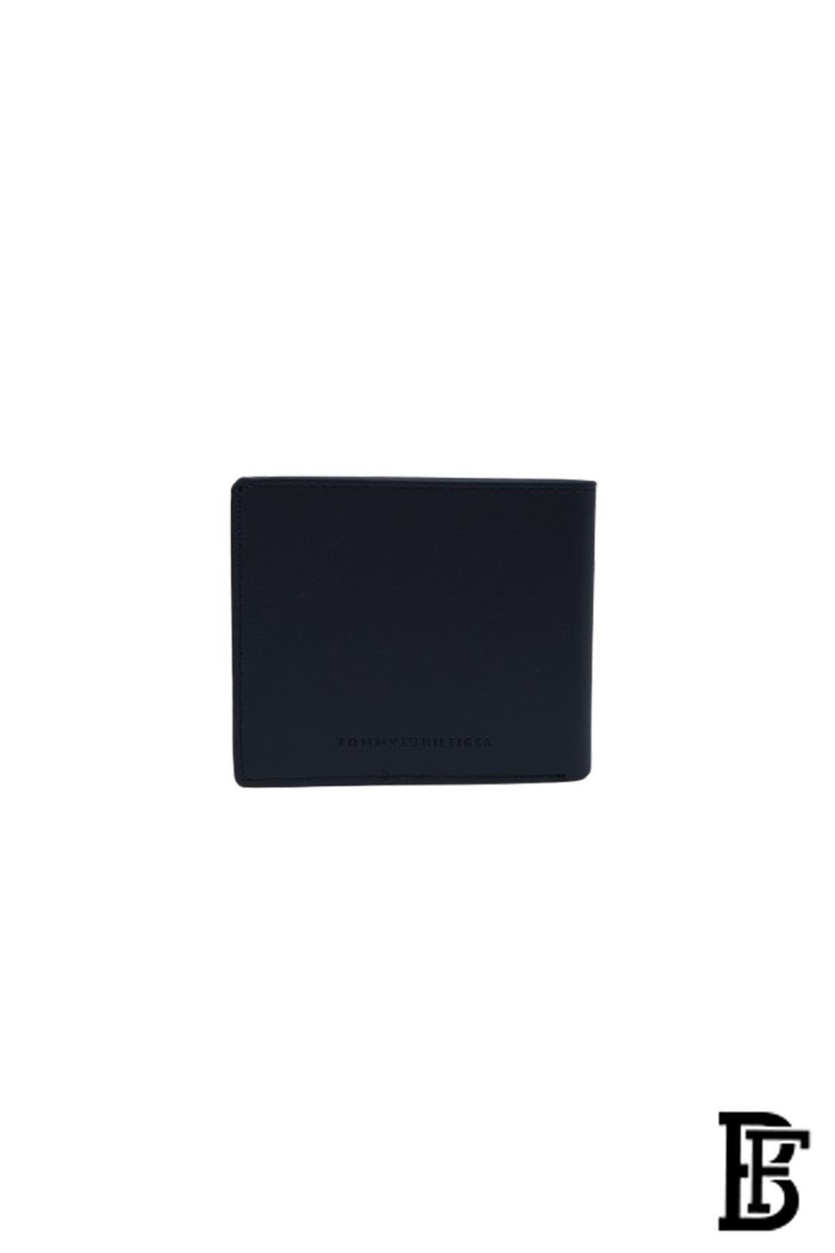 Tommy Hilfiger Wallet is a one to face solid style covered in light/BLUE-leather image 3