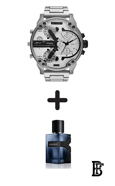 DIESEL Men's Stainless Steel Chronograph Wrist Watch DZ7421 + Gift perfume Tester 30 ml image 0