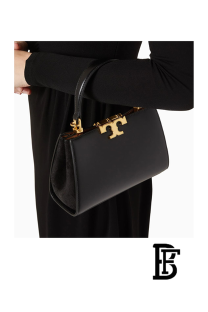 Tory Burch Black Leather Women Handbag 154816 001 – Elegant Everyday Shoulder Bag image 8