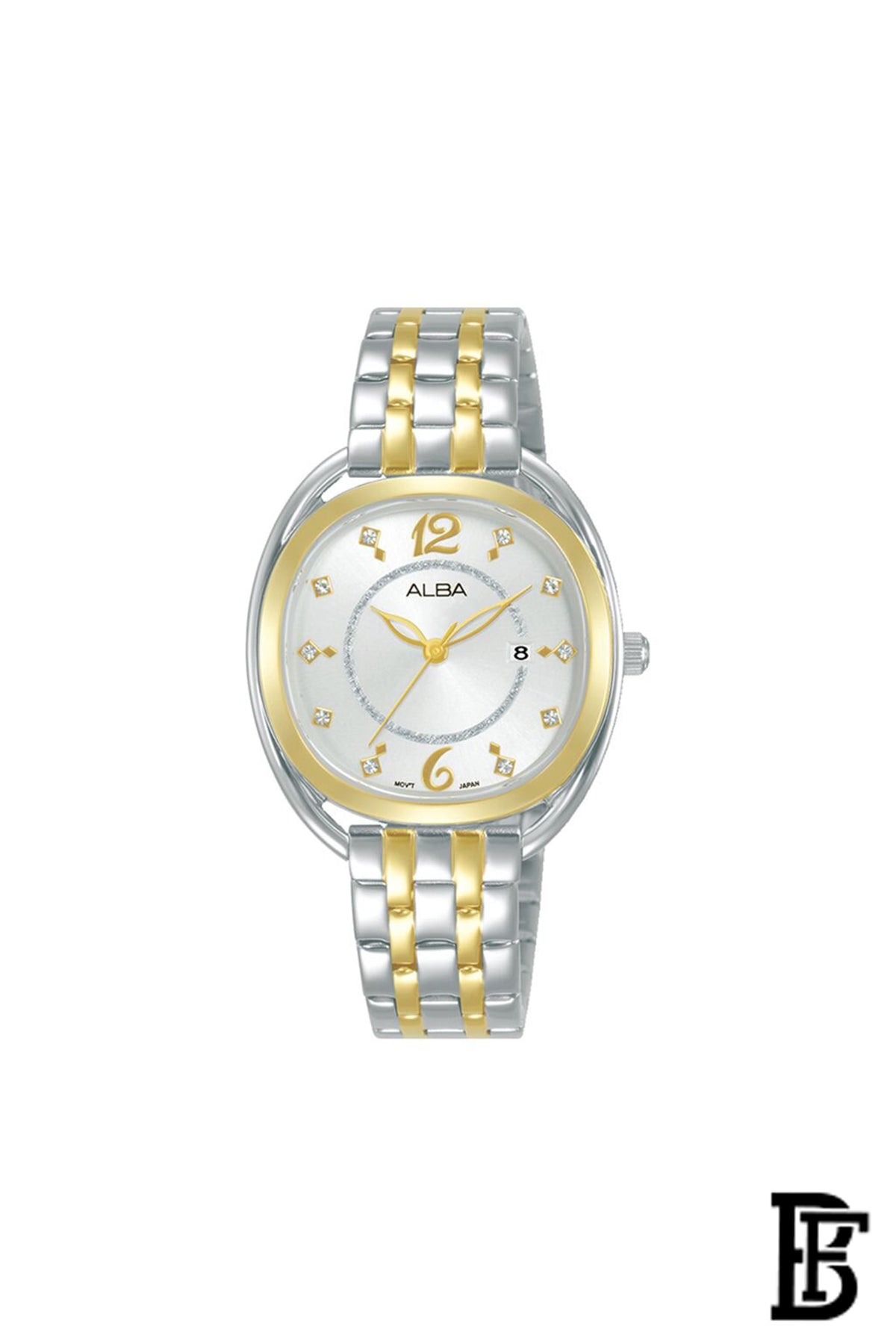 Alba AH7BG8X Women's  Stainless Steel Quartz Analog Wrist Watch + Gift perfume tester 30 ml Warranty from Elaraby Group image 2