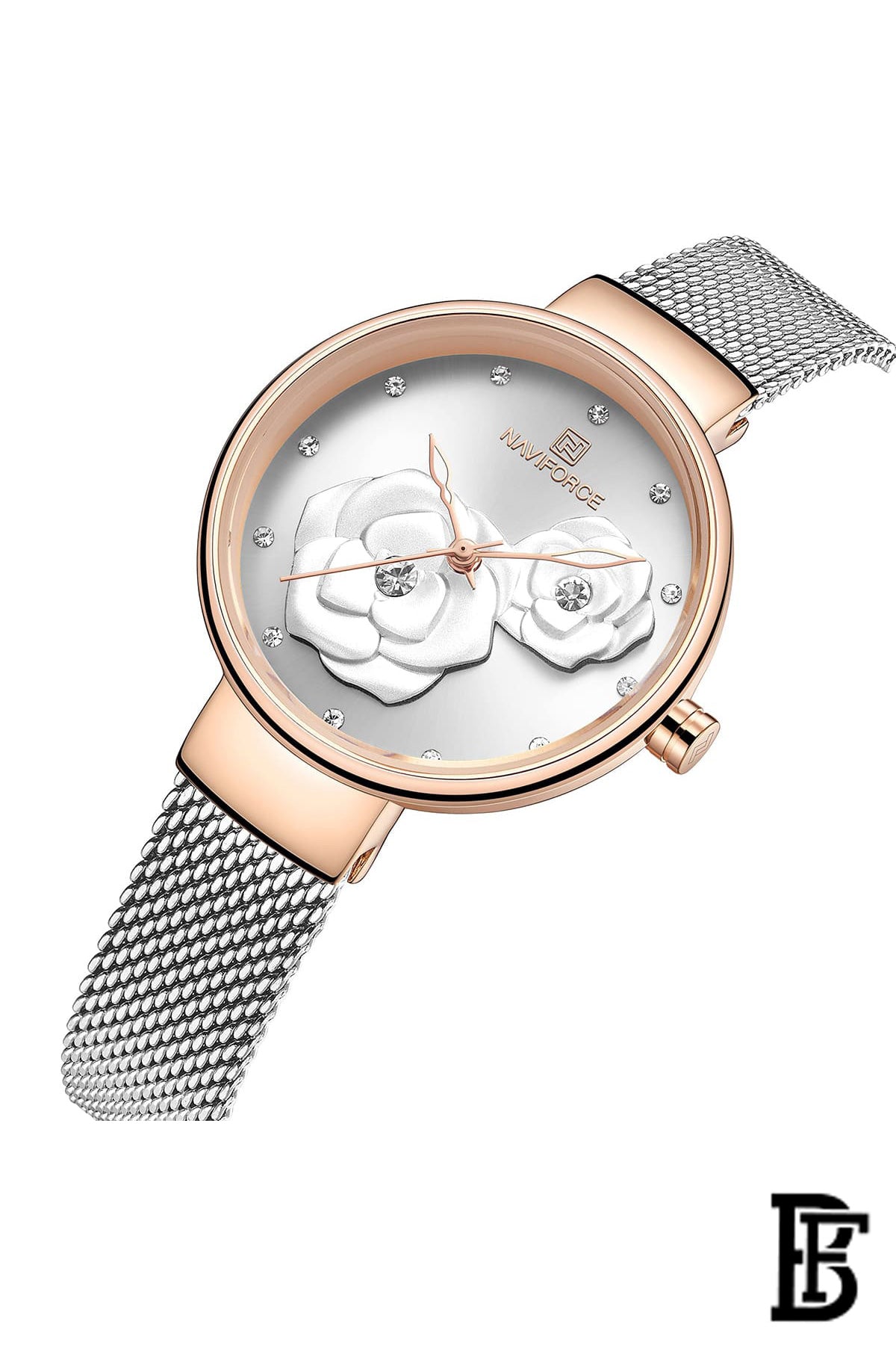 Naviforce NF5013 RGWS      Women's Analog Stainless Steel Watch image 2