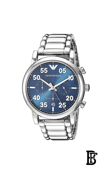 EMPORIO ARMANI Men's Analog Stainless Steel Clasp Round Wrist Watch Ar11132 image 2