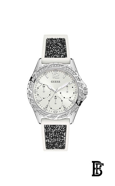 GUESS W1096L1 Women's Rubber Quartz  Analog Wrist Watch image 0