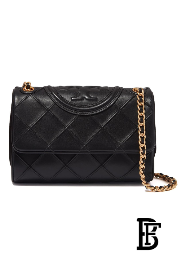 Tory Burch Black Leather Women Handbag 139060 001 – Elegant Everyday Shoulder Bag image 0