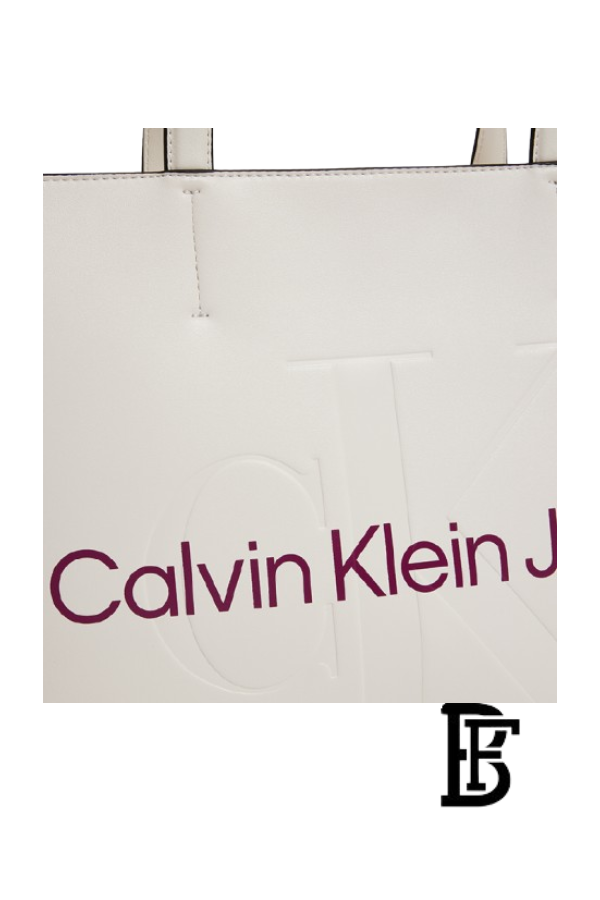 Calvin Klein white leather bag BAG0450 image 3