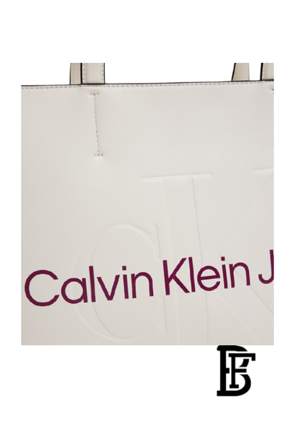 Calvin Klein white leather bag BAG0450 image 3