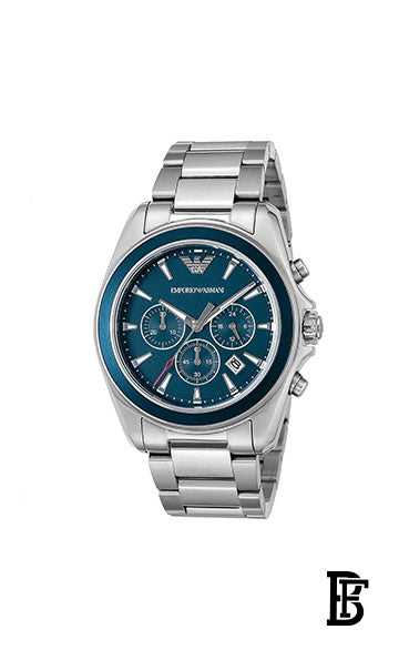 EMPORIO ARMANI Men's Water Resistant Chronohgraph Watch AR6091 + Gift perfume Tester 30 ml image 2