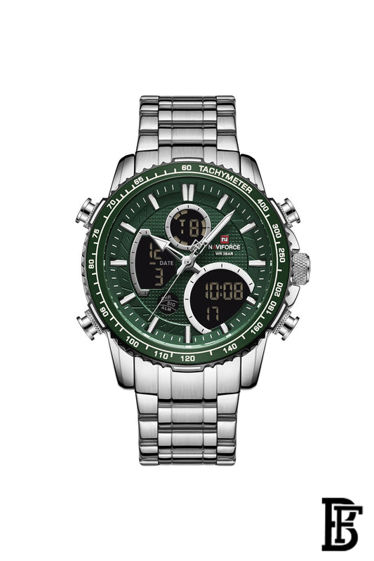 NAVIFORCE NF9182  SGN    MEN'S Stainless Steel Analog Wrist Watch image 1