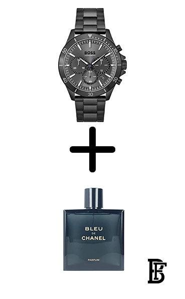 Hugo Boss Watch For Men 1514058 + Gift perfume Tester 30 ml image 0
