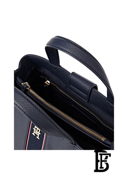Tommy Hilfiger Blue  Leather Women Handbag Aw0Aw16873– Elegant Everyday Shoulder Bag image 6