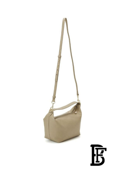 Tommy Hilfiger Beige Leather Women Handbag Aw0Aw14499 – Elegant Everyday Shoulder Bag image 5