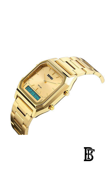 SKMEI  Men's Stainless Steel Watch SK1220 Gold image 2