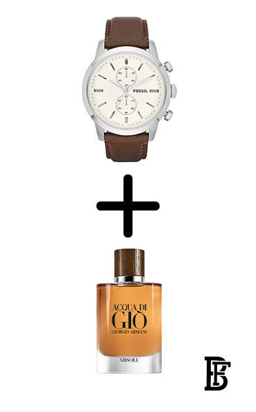 FOSSIL FS4865 Men's Townsman Water Resistant Chronograph Watch  + Gift perfume tester 30 ml image 1