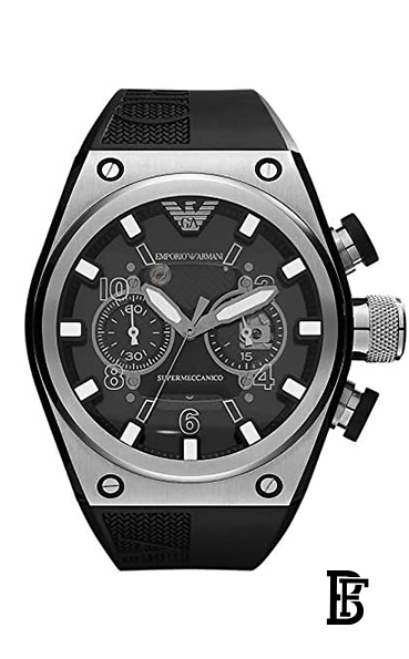 EMPORIO ARMANI Men's Super Meccanico Chronograph Watch AR4902 image 1