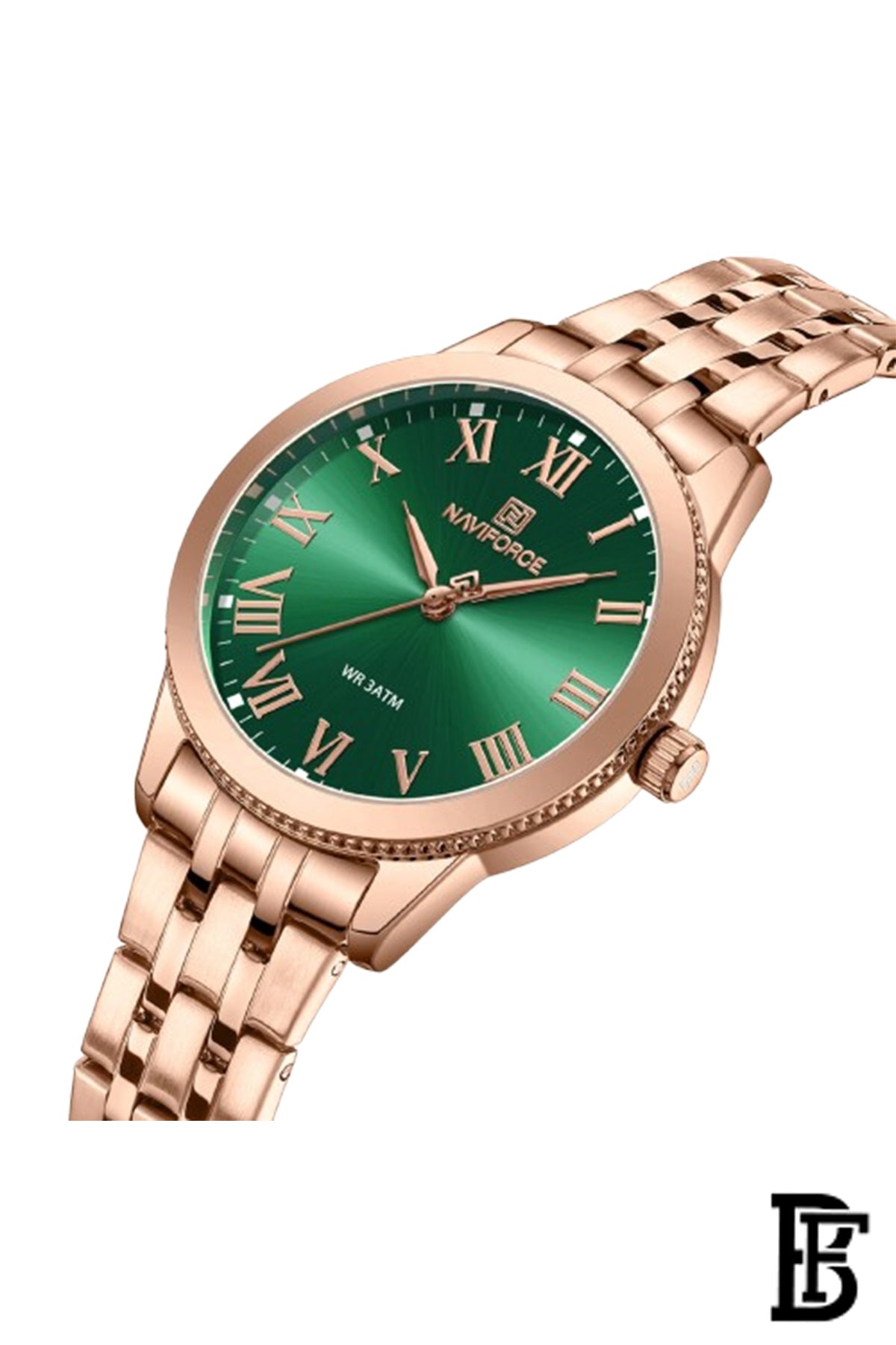 Naviforce NF5032 RGGNRG  Women's Analog Stainless Steel Watch image 2