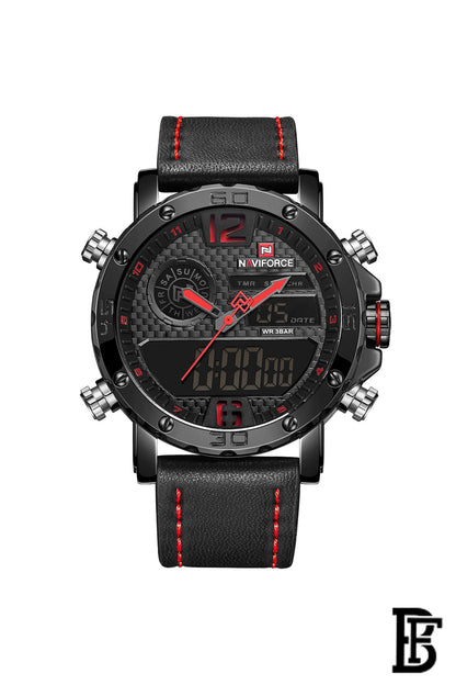 Naviforce NF9134 BRB    Men's Analog Leather Watch image 1
