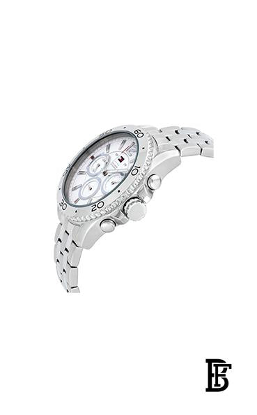 TOMMY HILFIGERMen's White Dial Band Watch 1791032 image 2