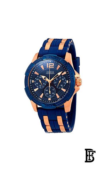 GUESSMen's Rubber Analog Wrist Watch W0366G4 image 5