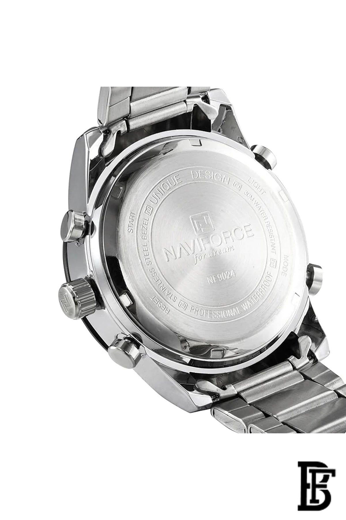 NAVIFORCE NF9024 SBR   MEN'S Stainless Steel Analog Wrist Watch image 3